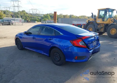 2019 Honda Civic Lx from USA, damaged, VIN 19XFC2F65KE035653